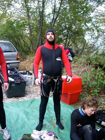 A picture of me in a wet suit in Garda