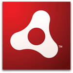 A picture of the Adobe AIR logo