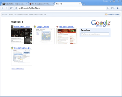 A screenshot of Google Chrome