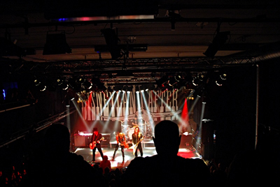 A picture of the concert start