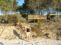 Fredrika på stranden