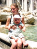 Picture of Fredrika and Emilia in front of Fontana di Trevi